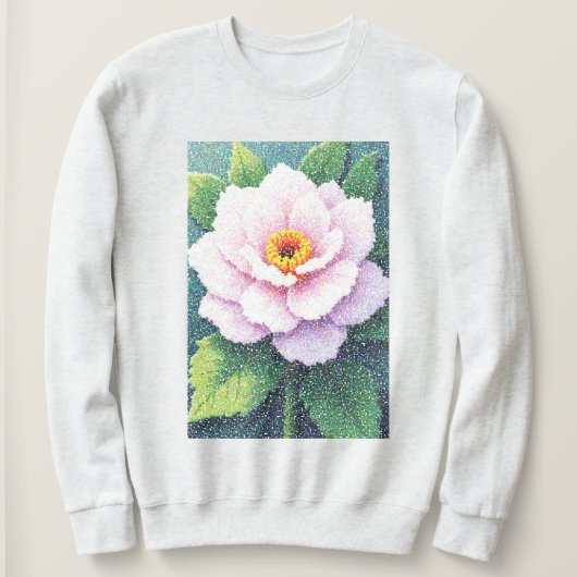 Sweatshirt Whisper Rose (Design devant)