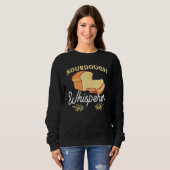 Sweatshirt Whisperer De Pain D'Argent Pour Les Boulangeurs De (Devant entier)