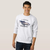 Sweatshirt Whisperer de poisson (Devant entier)