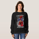 Sweatshirt Whisperer de poulet 5 (Devant entier)