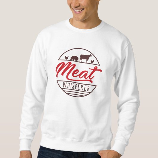 Sweatshirt Whisperer de viande (Devant)
