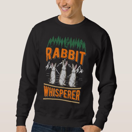Sweatshirt Whisperer lapin (Devant)