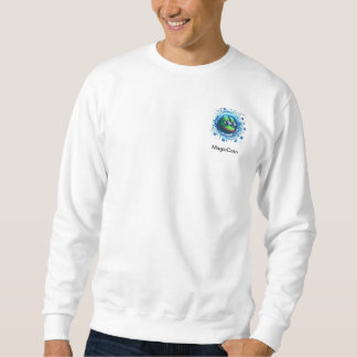 Sweatshirt White crypto sweatshirt.