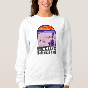 Sweatshirt White Sands National Park Nouveau Mexique Vintage