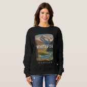 Sweatshirt Whitefish Montana MT Parc national des Glaciers Pr (Devant entier)