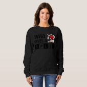 Sweatshirt Who Gives A Split Bowling Player Lover Bowler Funn (Devant entier)