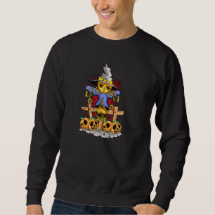 Sweatshirt Wicked Wizard Scarecrow Citrouille Jack-o'-lantern