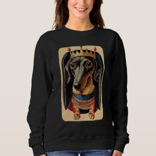 Sweatshirt Wiener Dog Ancien Retro Dachshund 3