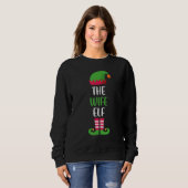 Sweatshirt Wife Elf Family Matching Group Christmas Pajama (Devant entier)