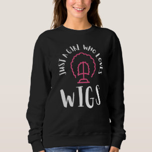 Sweatshirt Wig Designer Artificiel Hair Styliste Et Wig Maker