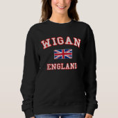 Sweatshirt WIGAN British Flag Badge (Devant)