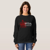 Sweatshirt WIGAN England Crown Badge (Devant entier)