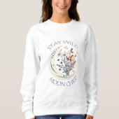 Sweatshirt Wild flowers of the moon (Devant)