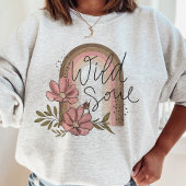 Sweatshirt Wild Soul Moderne Rainbow Boho Floral