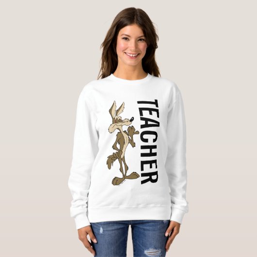 Sweatshirt WILE E. COYOTE™ Professeur (Devant entier)