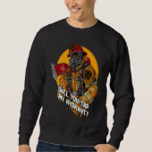 Sweatshirt Will You Tap My Hydrant  Firefighter Humor Fireman (Devant)