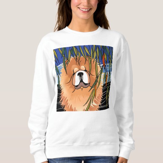 Sweatshirt WILLOW WIND - Chow chemises blanches choisir style (Devant)