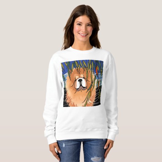 Sweatshirt WILLOW WIND - Chow chemises blanches choisir style (Devant entier)