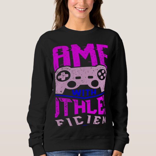 Sweatshirt WIN GAMES WITH RUTHLESS EFFICIENCY  Gaming (Devant)