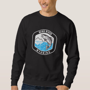 Sweatshirt Wind River Wyoming Pêcheur à la mouche