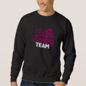Sweatshirt Wine Drinking Team U2013 Alcohol Drinker Wine Drin (Devant)