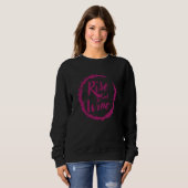Sweatshirt Wine Rise and Wine (Devant entier)