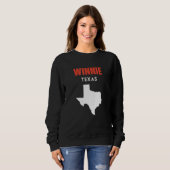 Sweatshirt Winnie Texas USA State America Travel Texas (Devant entier)