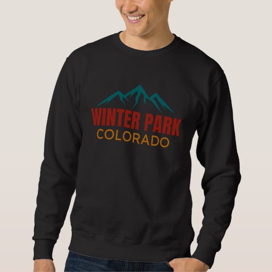 Sweatshirt Winter Park Colorado (Devant)