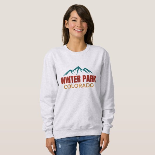 Sweatshirt Winter Park Colorado (Devant entier)