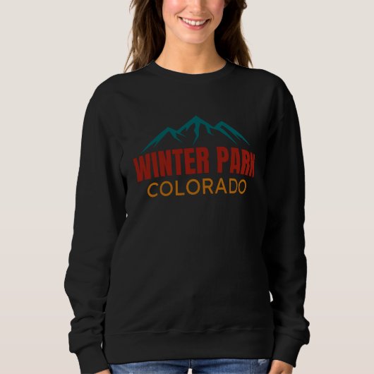 Sweatshirt Winter Park Colorado (Devant)