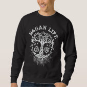 Sweatshirt Witchcraft Wiccan Pagan Tree Of Life 13 (Devant)