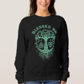 Sweatshirt Witchcraft Wiccan Pagan Tree Of Life  15 (Devant)