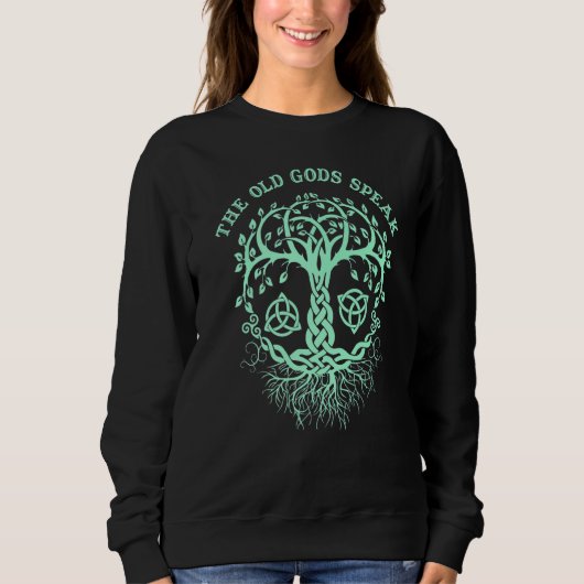 Sweatshirt Witchcraft Wiccan Pagan Tree Of Life 2 (Devant)