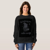 Sweatshirt Witching You Calm Energy – Cozy Witchy Hoodie (Devant entier)