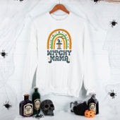 Sweatshirt Witchy Mama Mère Rainbow Super Halloween