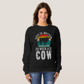 Sweatshirt With A Cow (Devant entier)