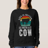 Sweatshirt With A Cow (Devant)