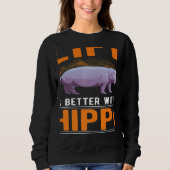 Sweatshirt with a Hippo (Devant)