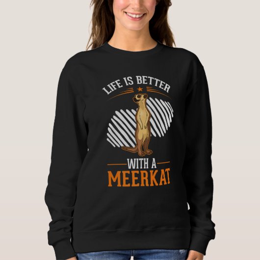 Sweatshirt with a Meerkat (Devant)