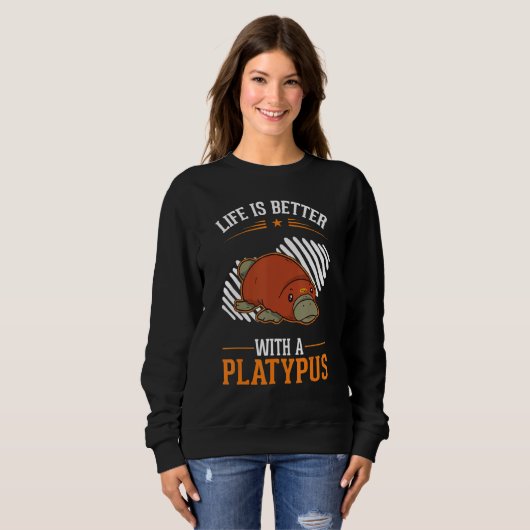 Sweatshirt with a Platypus (Devant entier)