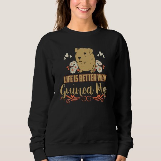Sweatshirt with guinea pigs Guinea Pig (Devant)