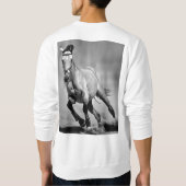 Sweatshirt with horse (Dos)