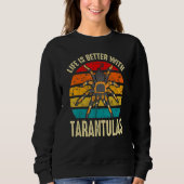 Sweatshirt With Tarantulas Retro Spider Owner 1 (Devant)