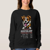 Sweatshirt without Kromfohrlander dog everything is stupid (Devant)
