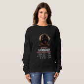 Sweatshirt without Leonberger dog everything is stupid_1 (Devant entier)
