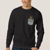 Sweatshirt Wizard Cat In Pocket (Devant)