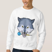 Sweatshirt Wolf aux fléchettes avec Dart (Devant)