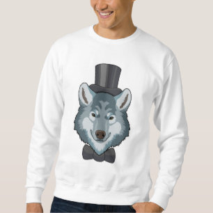 Sweatshirt Wolf comme salle avec corse
