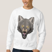 Sweatshirt Wolf en colère (Devant)