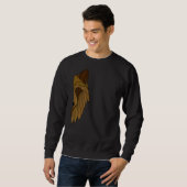 Sweatshirt Wolf Motif Predateur face Wolfs 2 (Devant entier)